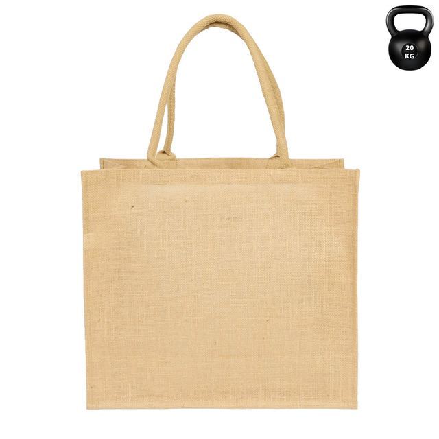 Сумка из джута Caravan Jute, размер 36*40*21 см, бежевая