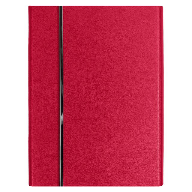 Ежедневник Alfa Bird Petrus A5, красный с неокрашенным срезом, недатированный, в твердой обложке с металлическим элементом