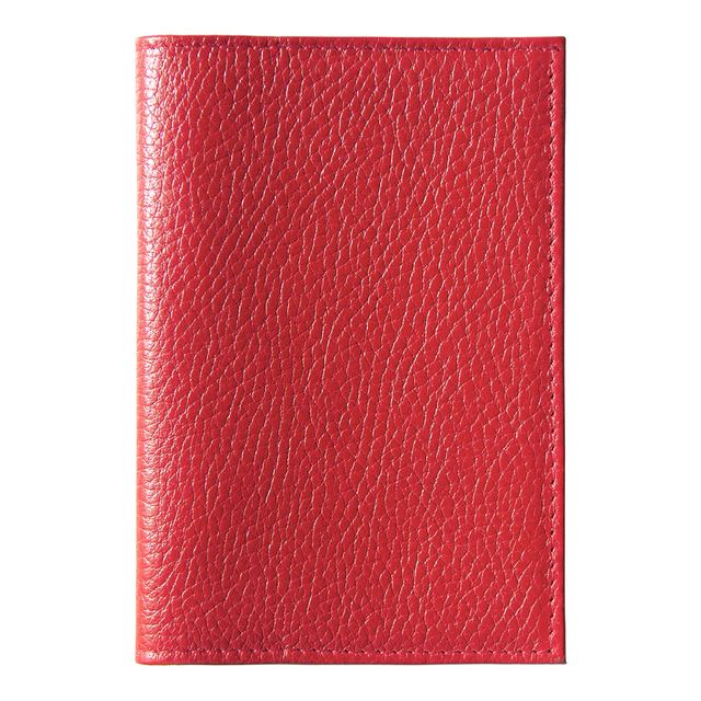 Обложка для паспорта Leather Sky Flotter Trend из натуральной кожи, красная 4060C