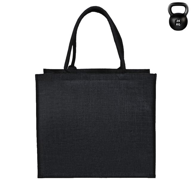 Сумка из джута Caravan Jute, размер 36*40*21 см, черный