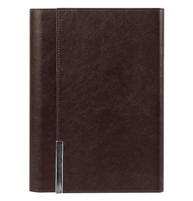 Ежедневник в суперобложке Country Liberty Mocca A5+ в подарочной коробке, коричневый, недатированный, в твердой обложке