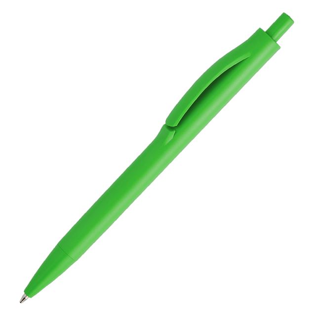 Ручка шариковая IGLA COLOR, пластиковая, салатовая