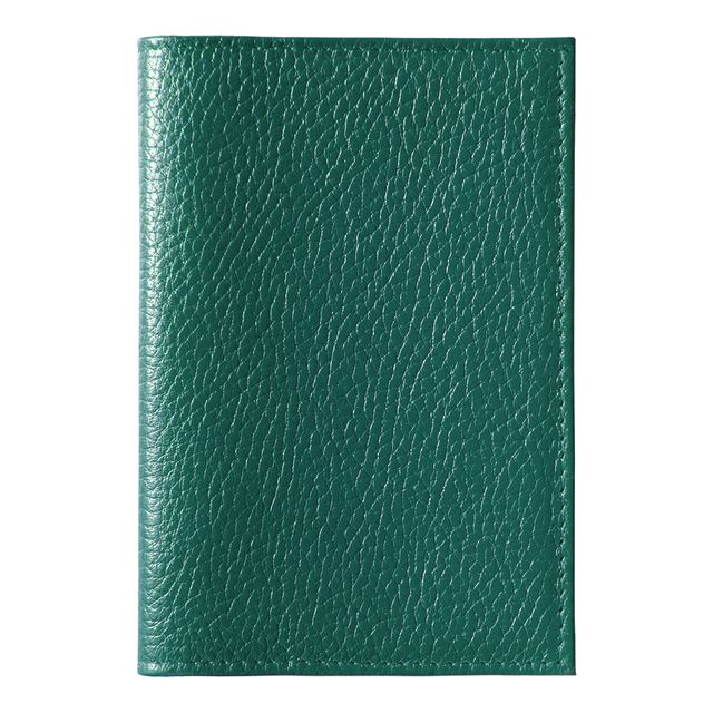 Обложка для автодокументов Leather Sky Flotter Sun из натуральной кожи, зеленая