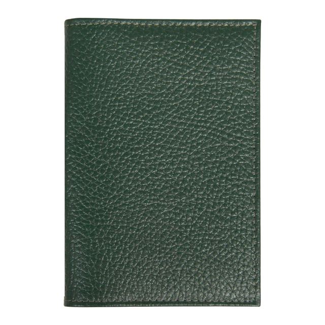 Обложка для паспорта Leather Sky Flotter Trend из натуральной кожи, зеленая 7730С