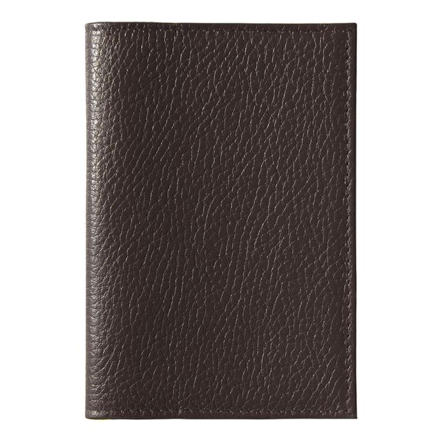 Обложка для паспорта Leather Sky Flotter Trend из натуральной кожи, коричневая 4273C