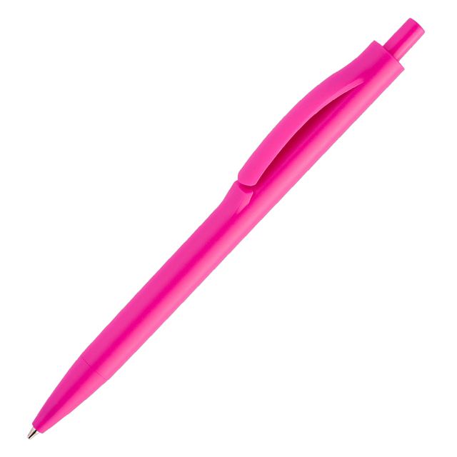 Ручка шариковая IGLA COLOR, пластиковая, розовая