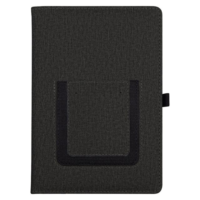 Ежедневник  Smart Wallet Cambric  A5, черный, недатированный, в твердой обложке с поролоном