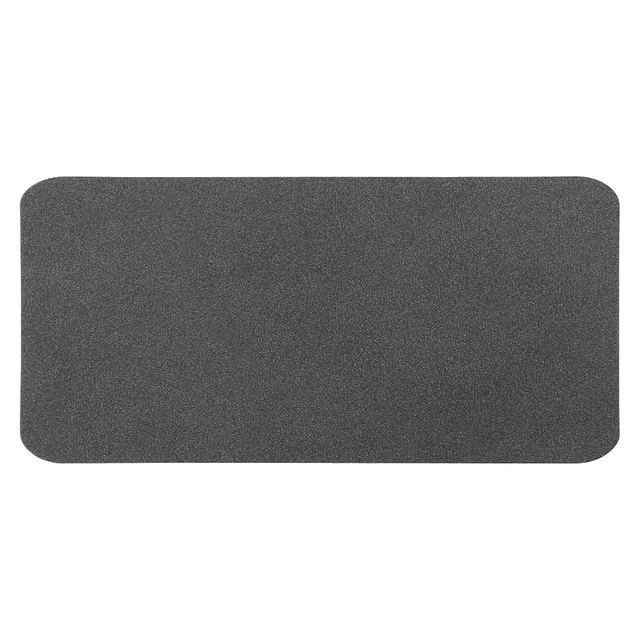 Шеврон Rectangle NUBA размер 60*30 мм, темно-серый, со скругленными углами